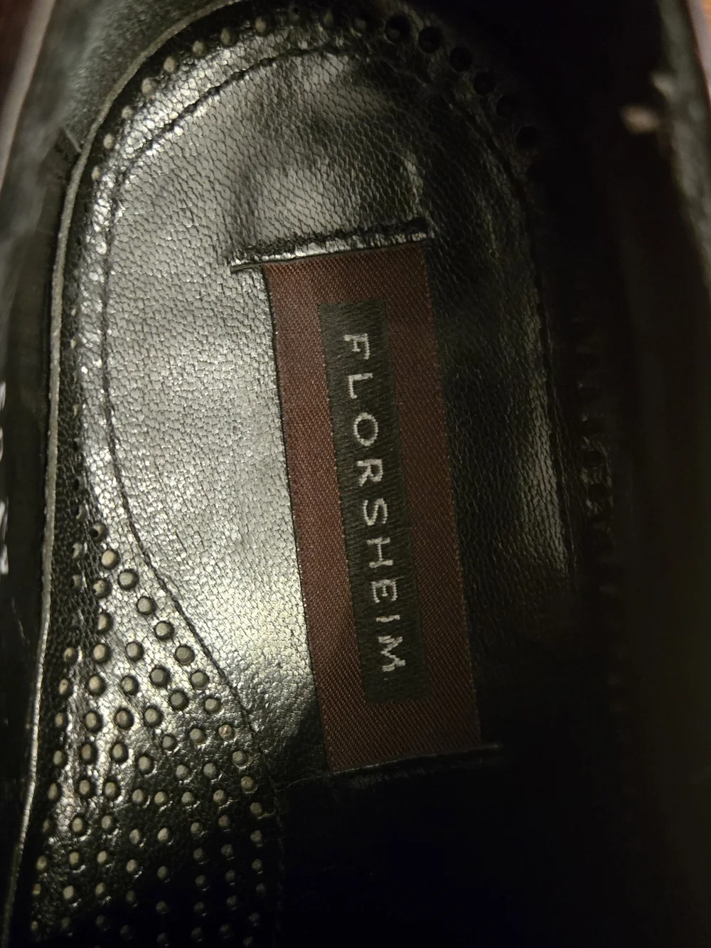 Florsheim Men's Burgundy Cap-Toe Oxfords